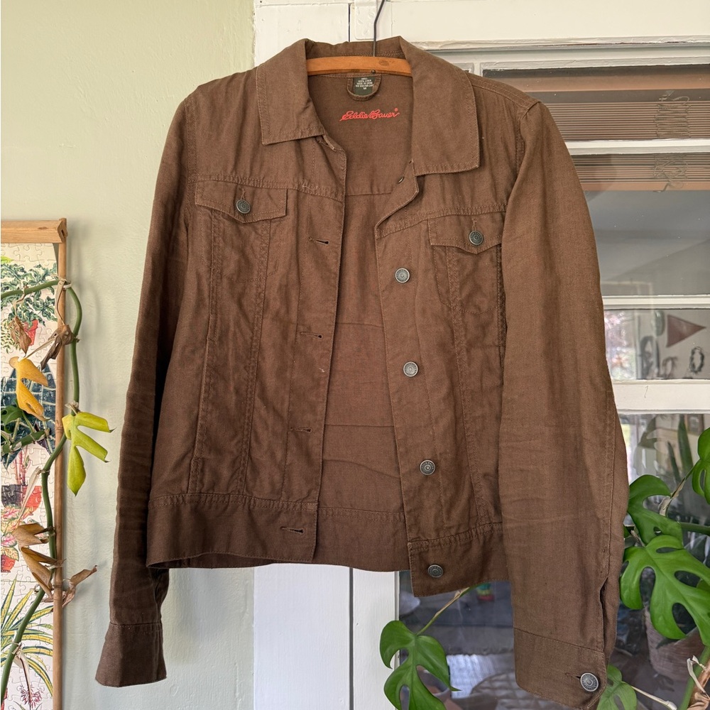 Eddie Bauer Women's Brown Utility Jacket
